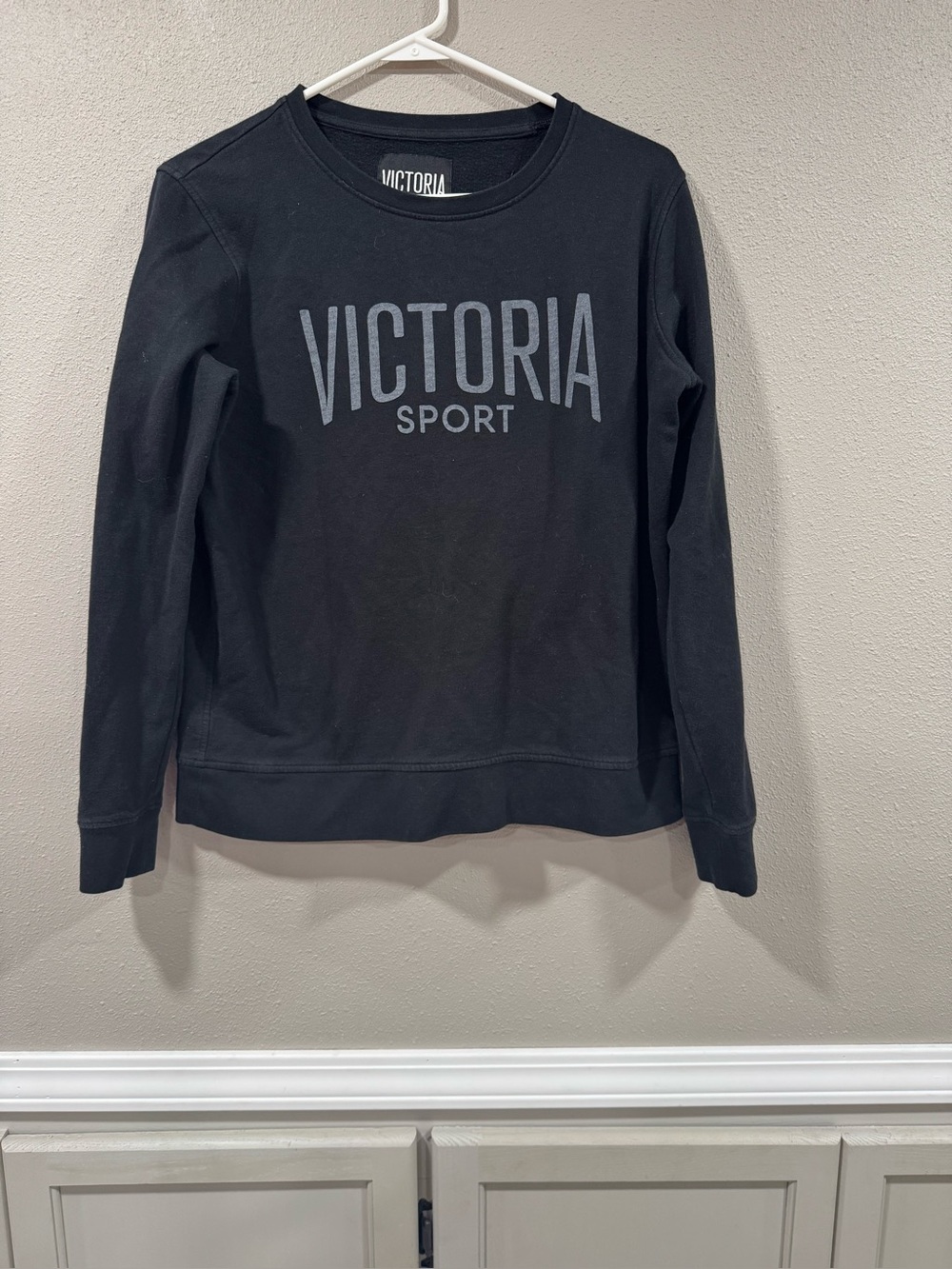 Victoria Sport Women's Black Logo Sweatshirt